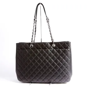 CC Shopping Tote Large Caviar 25M Black