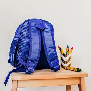 Children's Personalised Unicorn Teal Backpack