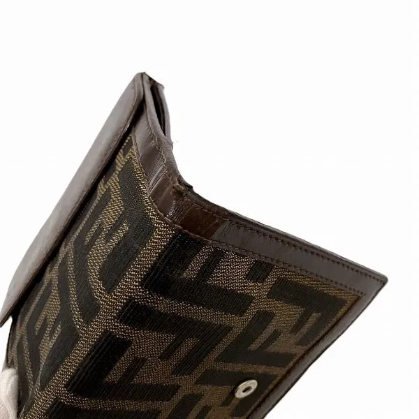 Fendi Zucca Compact Wallet Unisex