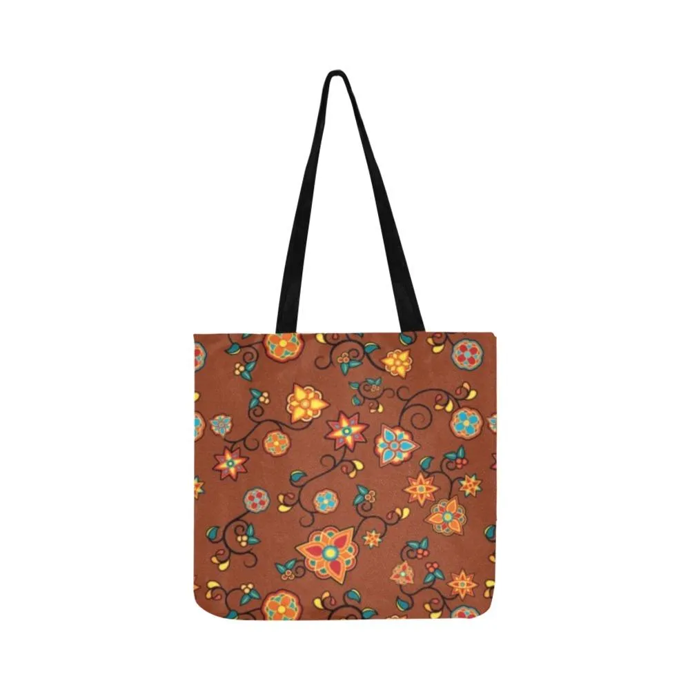 Fire Bloom Shade Reusable Shopping Bag (Two sides)
