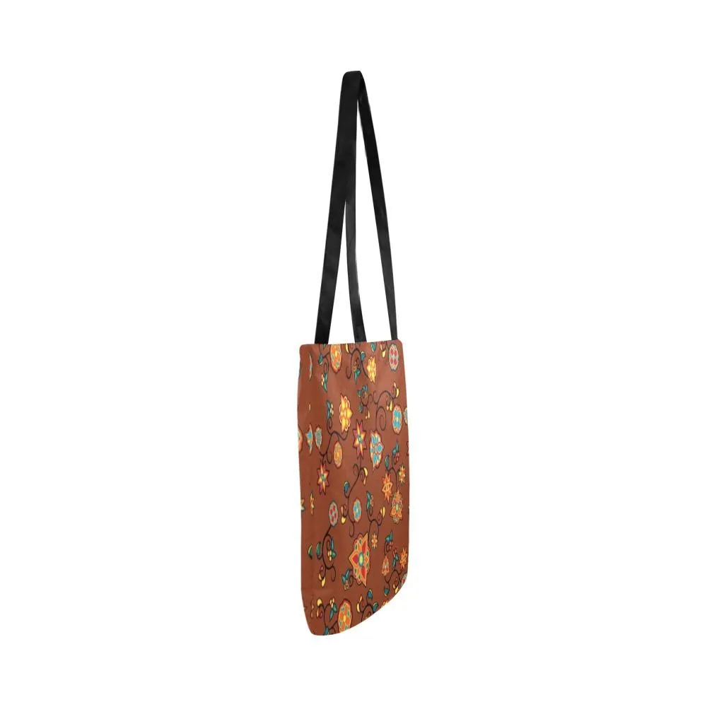 Fire Bloom Shade Reusable Shopping Bag (Two sides)