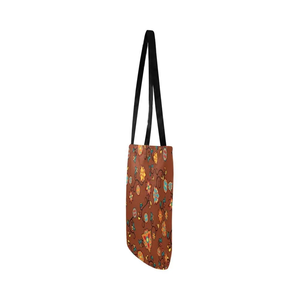 Fire Bloom Shade Reusable Shopping Bag (Two sides)
