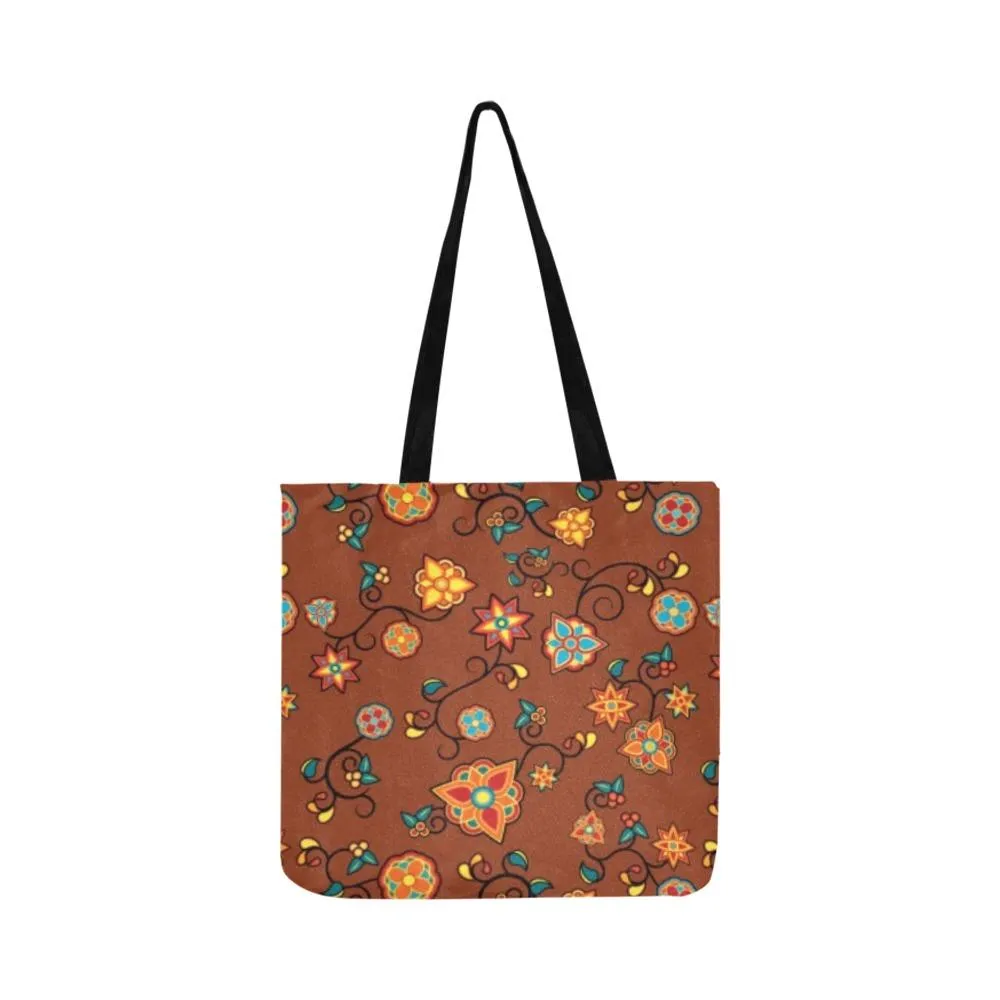 Fire Bloom Shade Reusable Shopping Bag (Two sides)