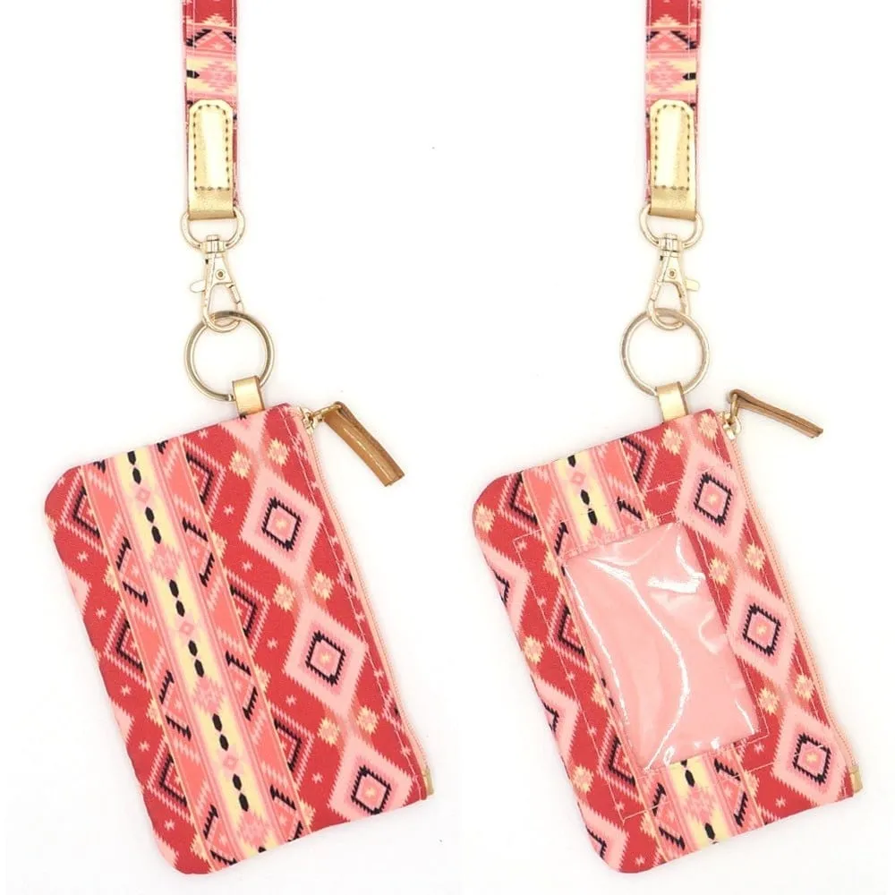 MB0160 Tribal Lanyard ID Wallet