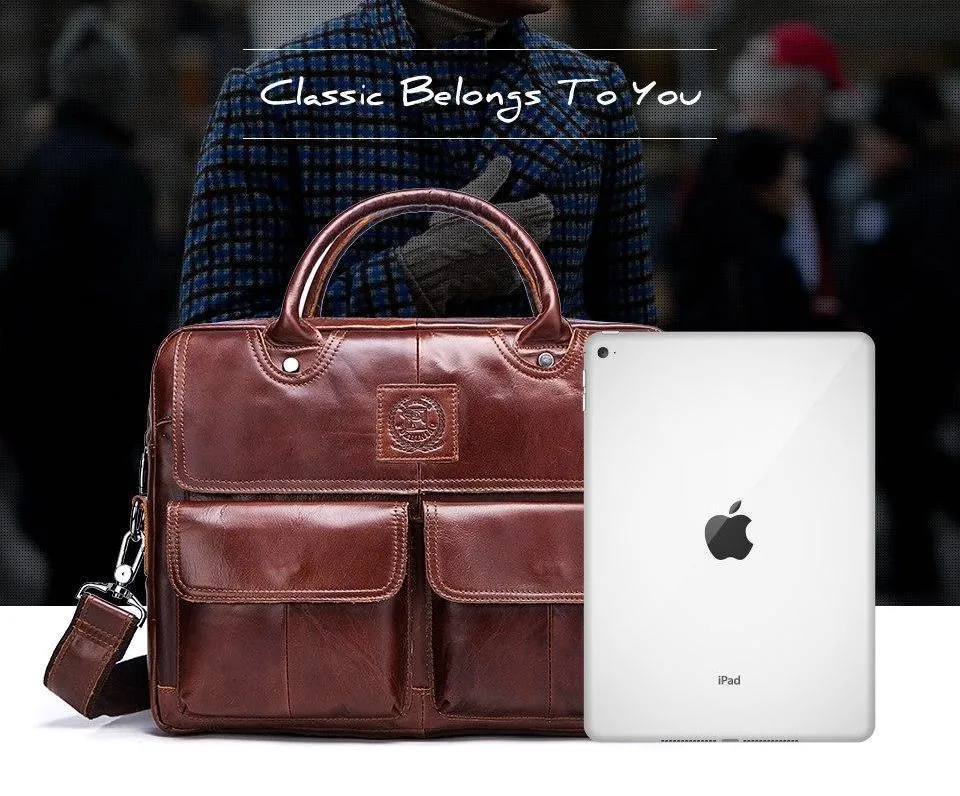 Premium Genuine Leather Briefcase