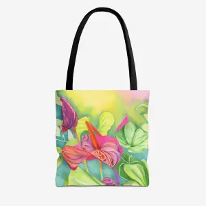 Red Exotica Tote Bag