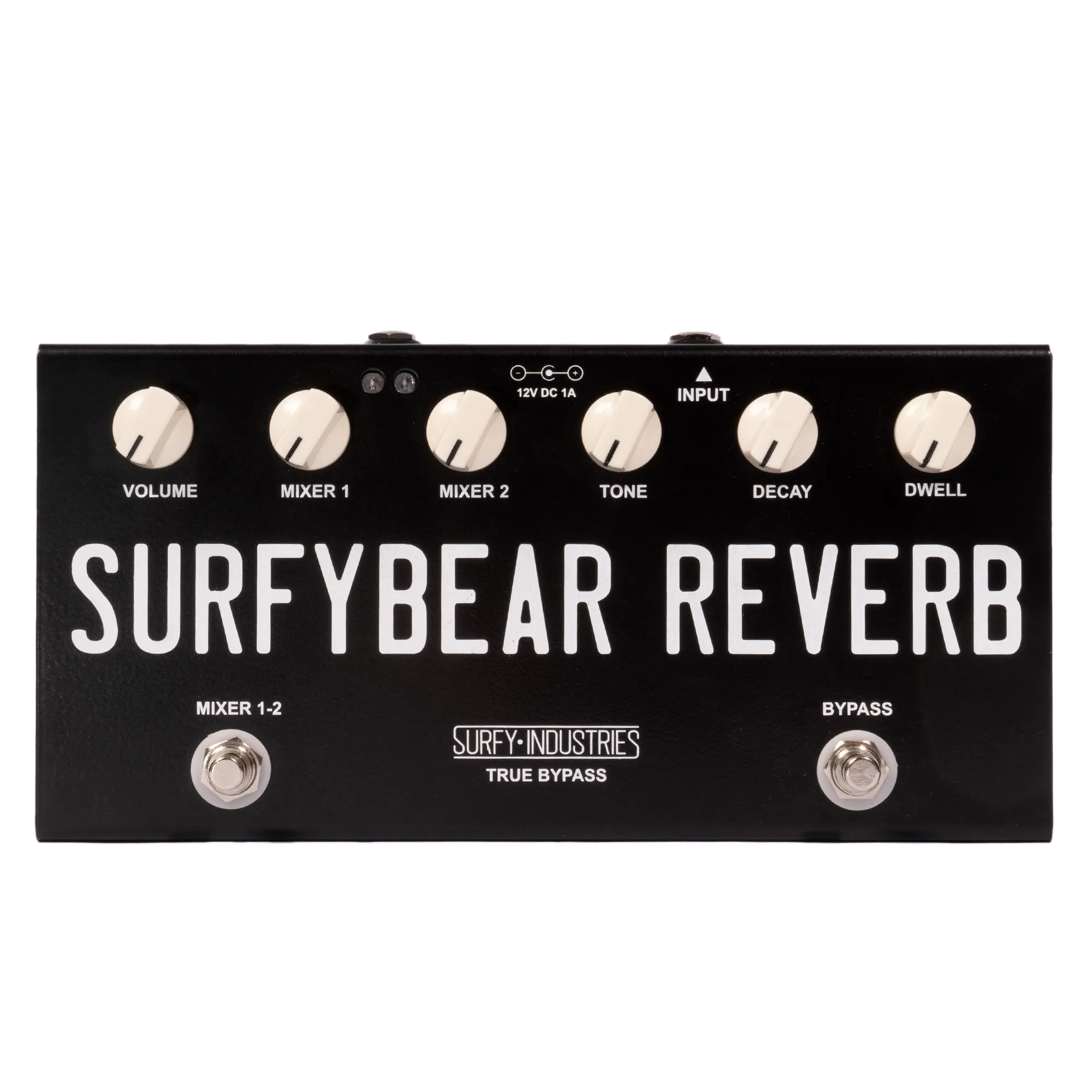 Surfy Industries SurfyBear Compact Reverb Effect Pedal