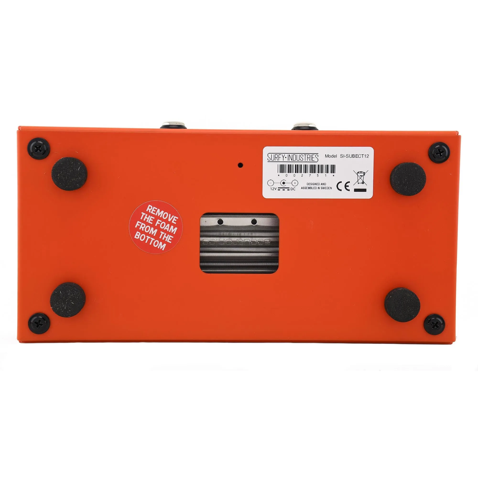 Surfybear Compact Reverb Pedal Fiesta Red