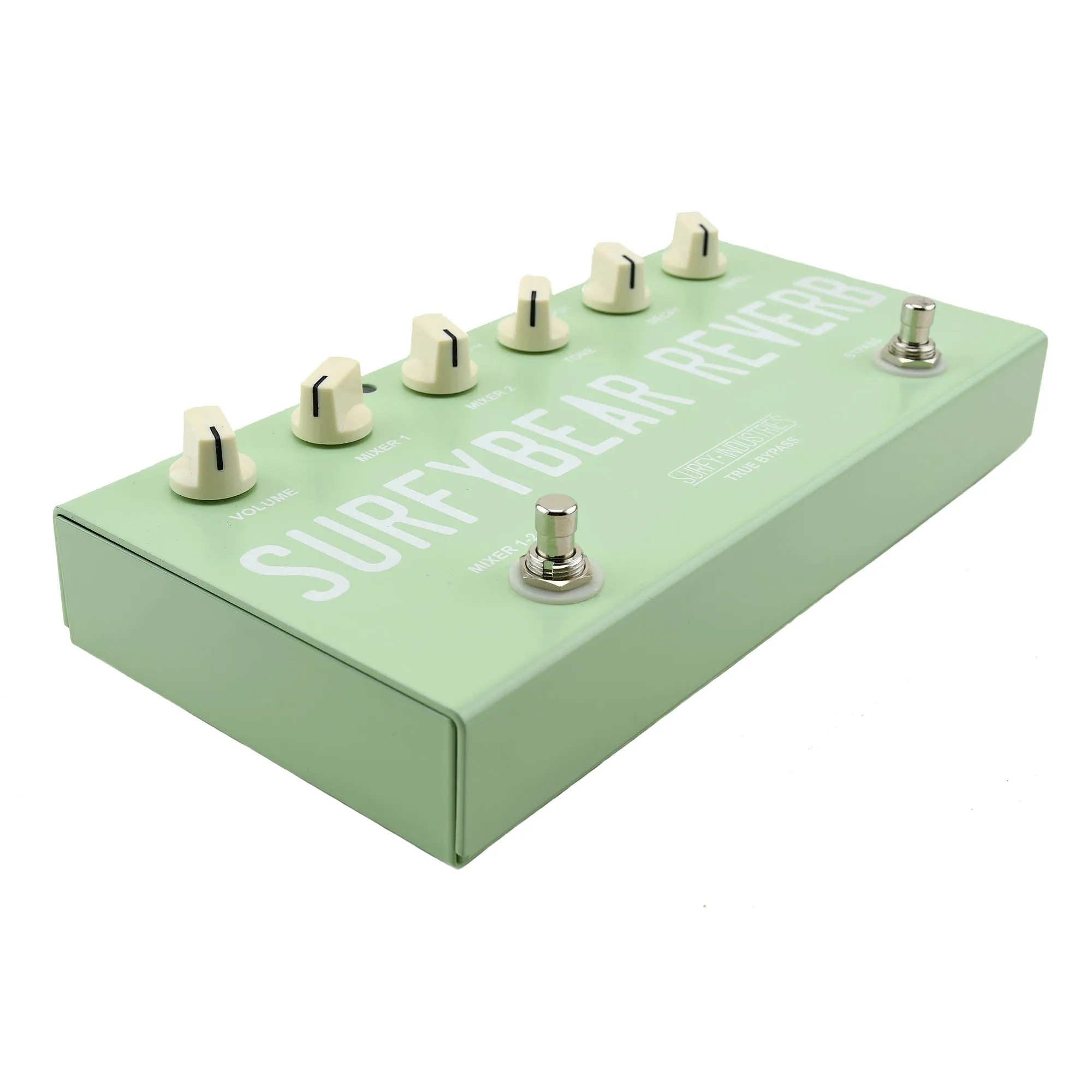Surfybear Compact Reverb Pedal Surf Green